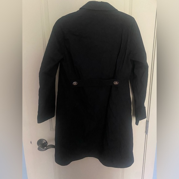 Coach Turnlock Closure Navy Coat - Picture 3 of 4